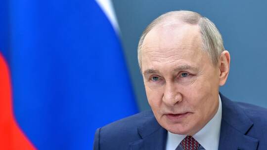 Präsident Putin beim Wirtschaftstreffen