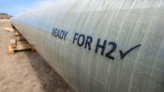 Spatenstich für die Gastransportleitung "Augusta"