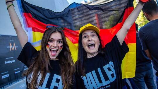 Die Finalaufstellung beim ESC