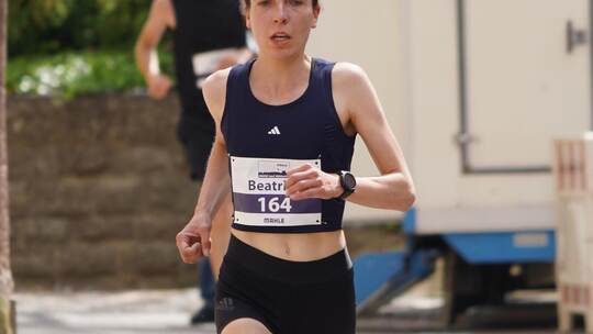 Schnellste Frau über zehn Kilometer ist in Mühlacker Beatrice Bopp.