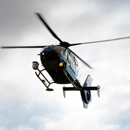 Police helicopter