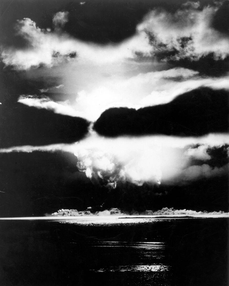 Wasserstoffbomben-Explosion auf dem Eniwetok-Atoll