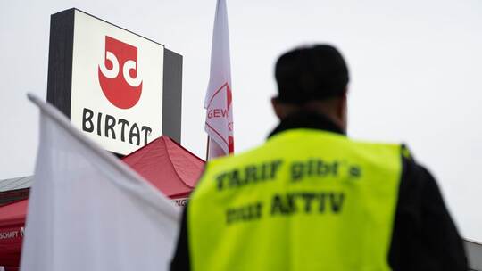 Warnstreik in Dönerfabrik von Birtat