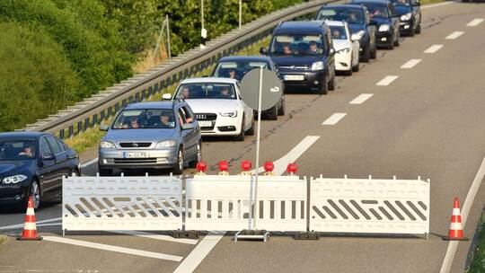 Sperrung der A6
