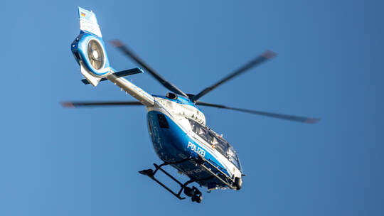 Hubschrauber Helikopter Polizei