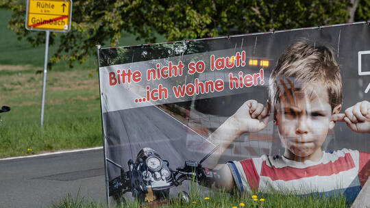 «Lärmdisplays» wegen Motorradlärm