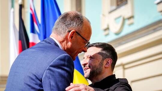 Friedrich Merz und Wolodymyr Selenskyj