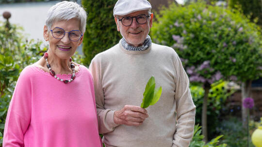 Im Garten der Kieferles wachsen viele der Kräuter, mit denen Roy Kieferle seine Speisen würzt. Besonders beliebt bei Roy Kieferl