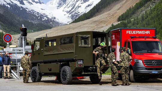 Gletscherabbruch im Wallis Gletscherabbruch im Wallis