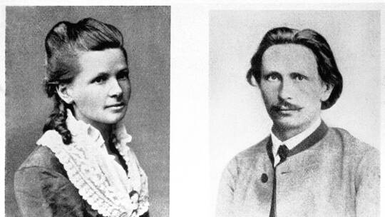 Bertha Ringer und Carl Benz, 1870