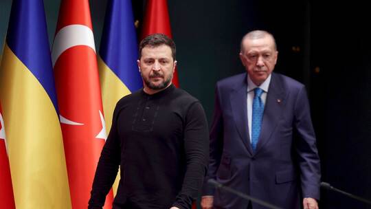Präsident Selenskyj und sein türkischer Amtskollege Erdogan