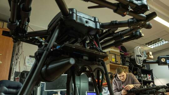 Ukrainische Kampfdrohne