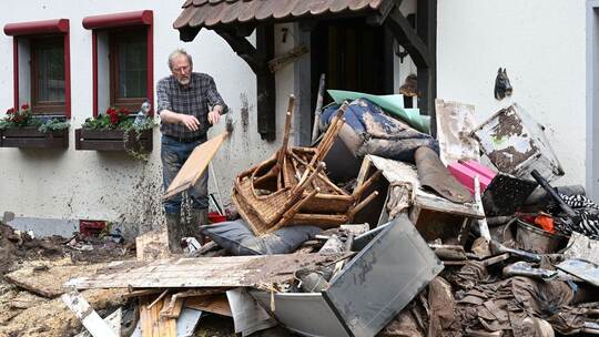 Hochwasser in Baden-Württemberg - Klaffenbach