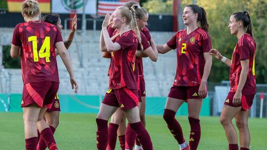 Die deutsche U23-Frauen-Nationalmannschaft will im zweiten Testspiel gegen die USA Revanche. Foto: Eibner-Pressefoto