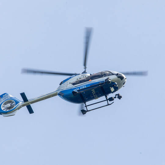 Polizei Hubschrauber Helikopter Eurocopter