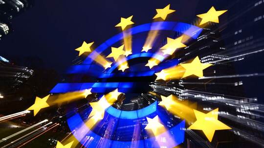Euro-Skulptur in Frankfurt am Main