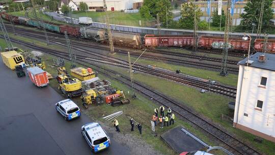 Güterzug in Singen entgleist - Bahnverkehr unterbrochen