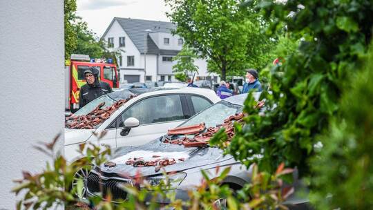 Nach dem Unwetter in Baden-Württemberg - Donaustetten