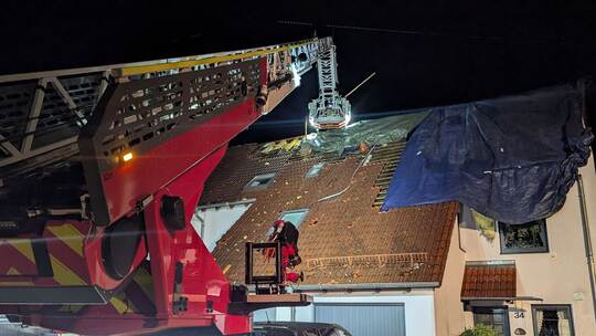 Nach dem Unwetter in Baden-Württemberg - Donaustetten Nach dem Unwetter in Baden-Württemberg - Donaustetten