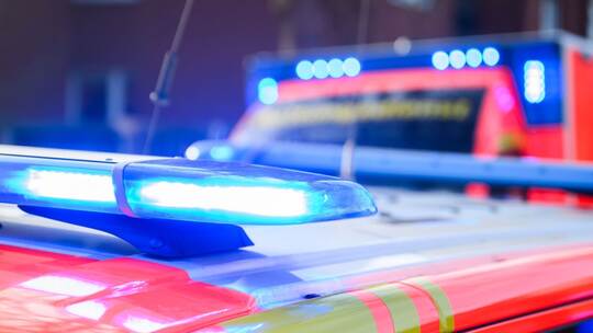 Notarzt und Rettungswagen