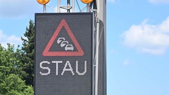 Autobahn 8 Baustelle bei Pforzheim