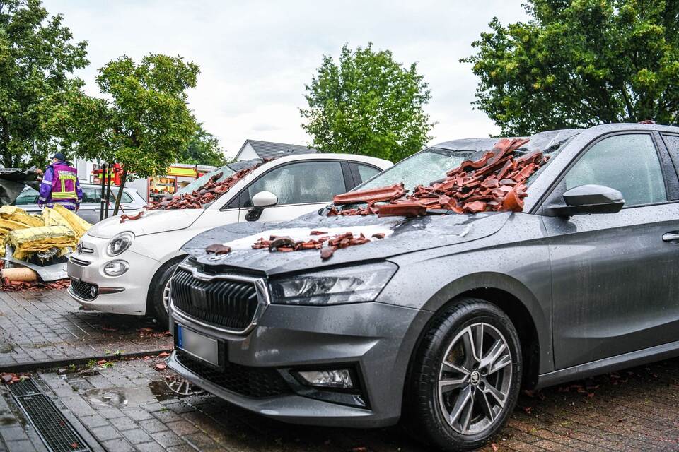Nach dem Unwetter in Baden-Württemberg - Donaustetten Nach dem Unwetter in Baden-Württemberg - Donaustetten