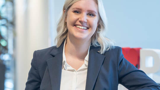Die Neue bei der WSP: Sandra von Garrel (34) sagt, dass sie schon vom ersten Tag an „mittendrin“ gewesen sei. Meyer