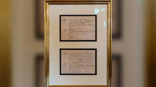 Geburtsurkunde des Großvaters von US-Präsident Trump