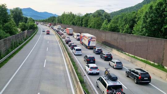 Pfingstreiseverkehr in Österreich