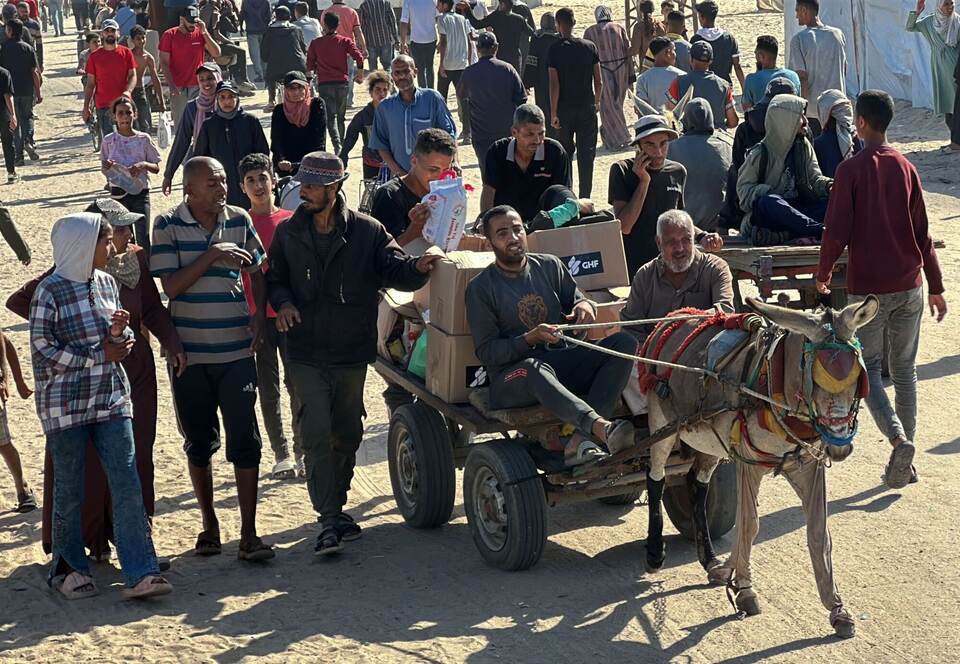 Nahostkonflikt - GHF-Hilfsgüterverteilung in Rafah Nahostkonflikt - GHF-Hilfsgüterverteilung in Rafah