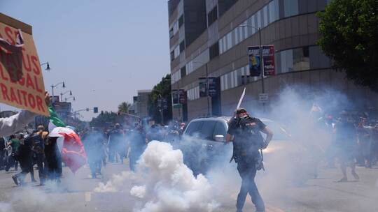 Proteste gegen Aktion von US-Bundeseinwanderungsbehörde Proteste gegen Aktion von US-Bundeseinwanderungsbehörde