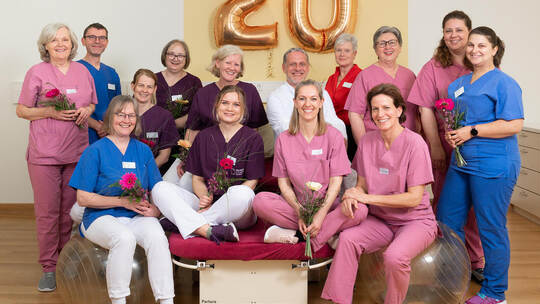 Dieses Team des Siloah St. Trudpert Klinikums freut sich, dass die Auszeichnung seit 20 Jahren gehalten werden kann. Stefanie Mo