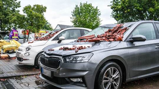 Nach dem Unwetter in Baden-Württemberg - Donaustetten