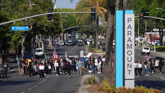 Proteste in Kalifornien - Paramount