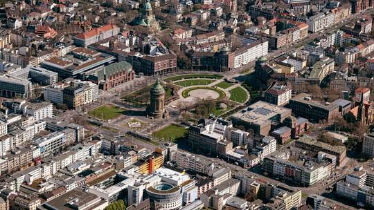 Innenstadt von Mannheim