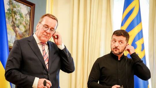 Ukraine-Krieg - Pistorius in Kiew