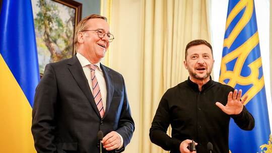 Ukraine-Krieg - Pistorius in Kiew