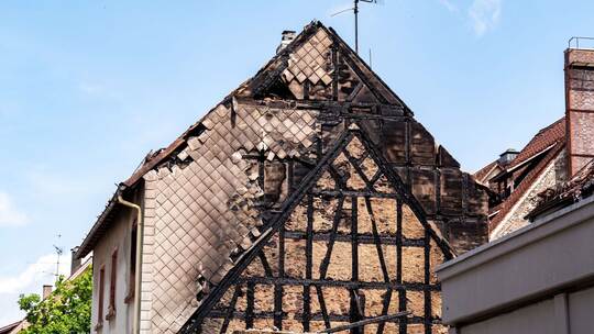 Nach Brand in der Altstadt von Villingen-Schwenningen