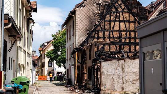 Nach Brand in der Altstadt von Villingen-Schwenningen