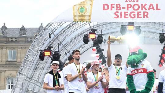 Nach dem DFB-Pokal Finale - VfB Stuttgart