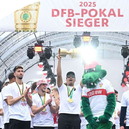 Nach dem DFB-Pokal Finale - VfB Stuttgart