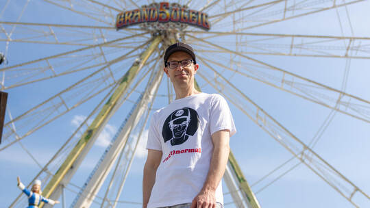 Aufgeschoben ist nicht aufgehoben: Dieses Motto gilt für den Pforzheimer Dirk Dauth, wenn es um die „Challenge Riesenrad“ geht. Mutprobe Höhenangst Riesenrad