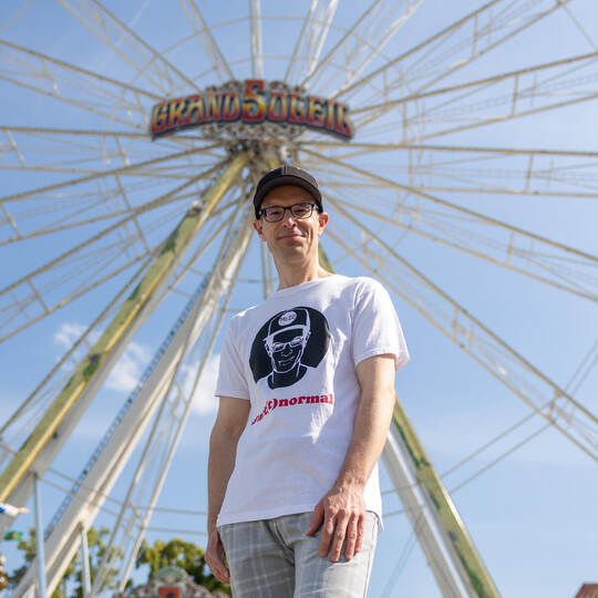 Mutprobe Höhenangst Riesenrad