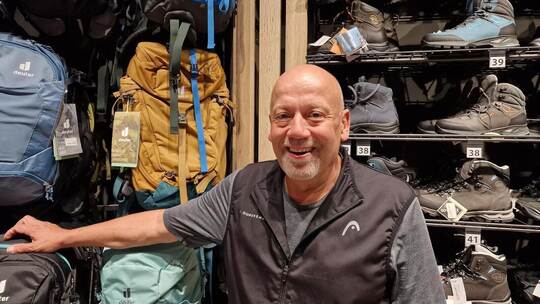 Thomas Reinert ist Outdoorexperte bei Intersport Elsässser in Pforzheim.