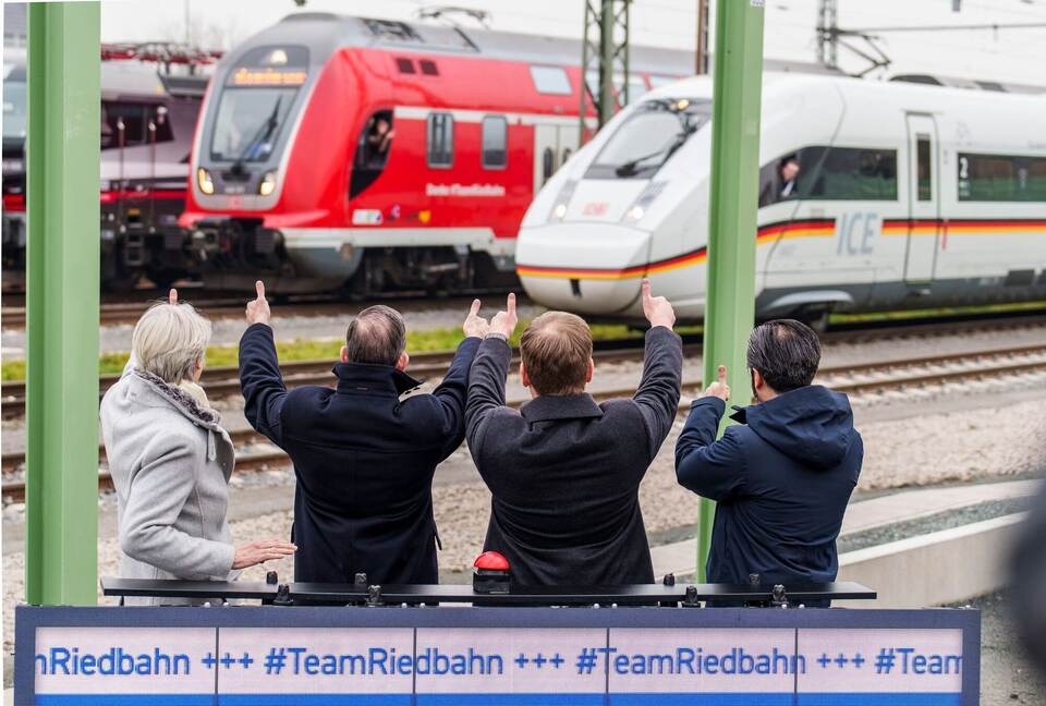 Abschluss Generalsanierung Riedbahn Abschluss Generalsanierung Riedbahn