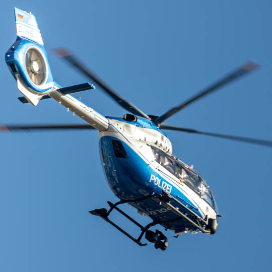 Hubschrauber Helikopter Polizei