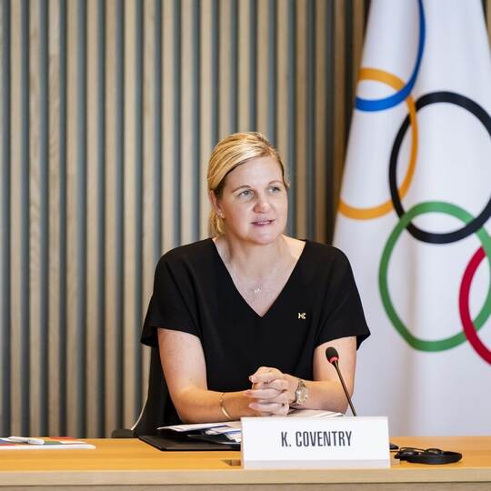 Erste Sitzung des IOC-Exekutivkomitees mit Coventry