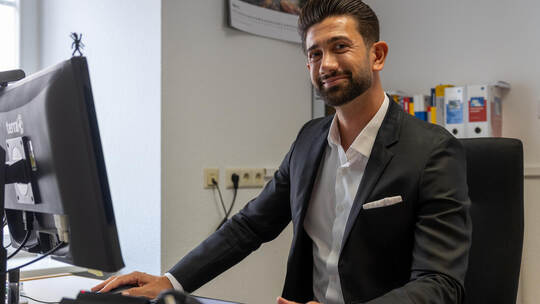 Gut angekommen ist Zeki Kapukaya in seinem neuen Job als Hauptamtsleiter in Dobel. Hauptamtsleiter Dobel Zeki Kapukaya