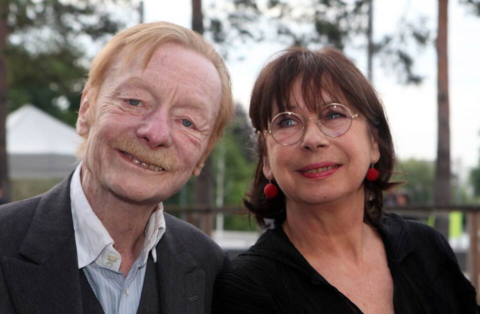 Otto Sander und seine Ehefrau Monika Hansen