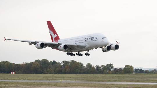 Airbus A380 von Qantas